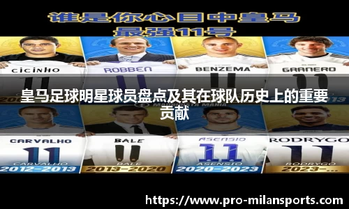 皇马足球明星球员盘点及其在球队历史上的重要贡献